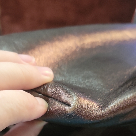 Coach Poppy Chocolate Brown Shoulder Bag with Gold Accents - Picture 16 of 16